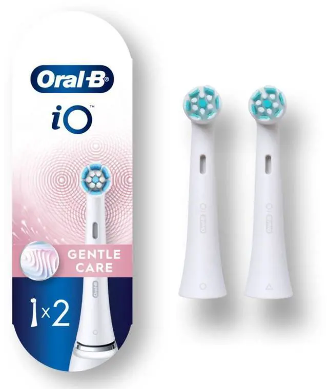 Main image of Oral-B iO Series Gentle Care Electric Toothbrush Replacement Brush Heads for an Oral-B Electric Toothbrush, 2 Count, White