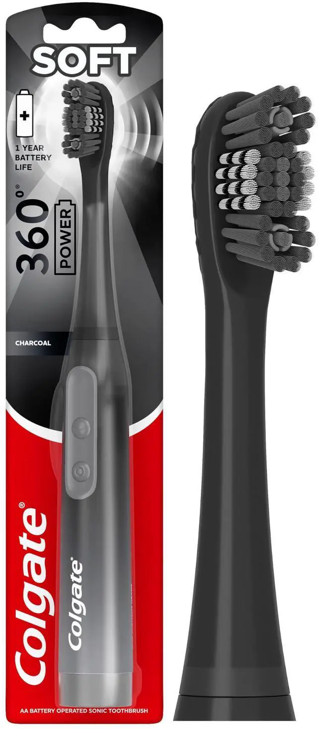 Main image of 360 Power Charcoal Battery Toothbrush