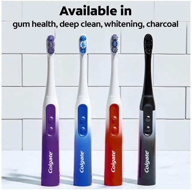 Alt view image 7 of 7 - 360 Power Charcoal Battery Toothbrush