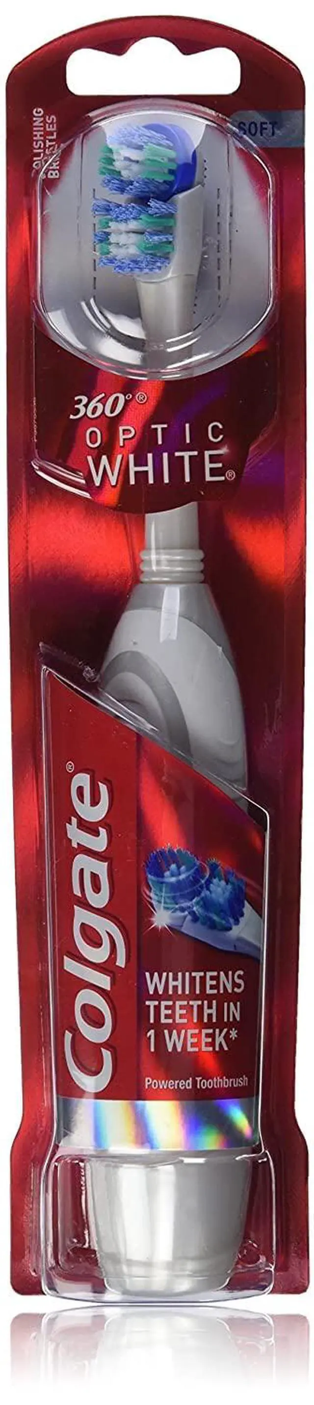 Alt view image 4 of 5 - Colgate Optic White Battery Powered Toothbrush, Soft