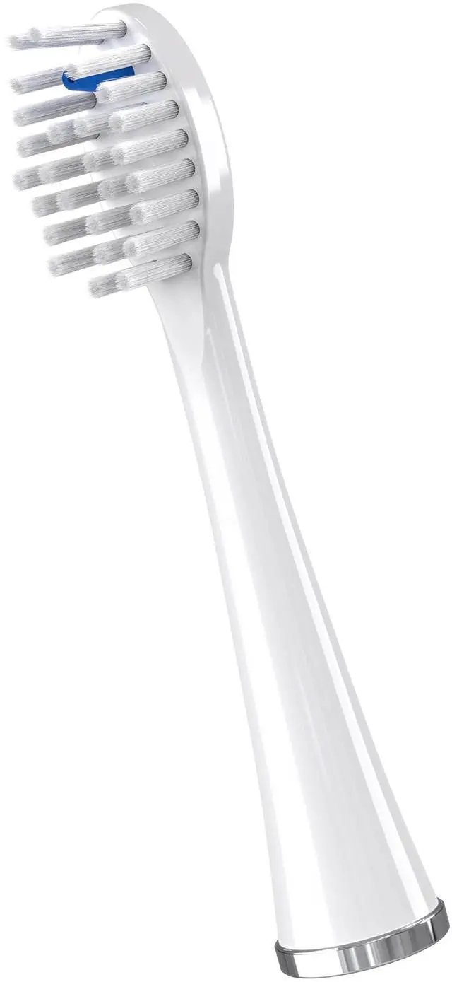 Alt view image 2 of 6 - Genuine Full Size Replacement Brush Heads With Covers for Sonic-Fusion Flossing Toothbrush SFFB-2EW, 2 Count White