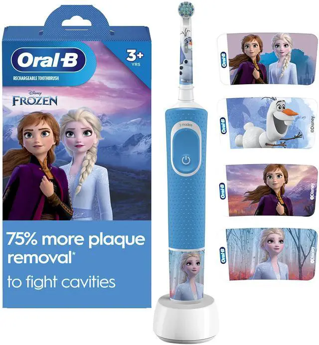 Main image of Kids Electric Toothbrush Featuring Disney's Frozen for Kids 3+