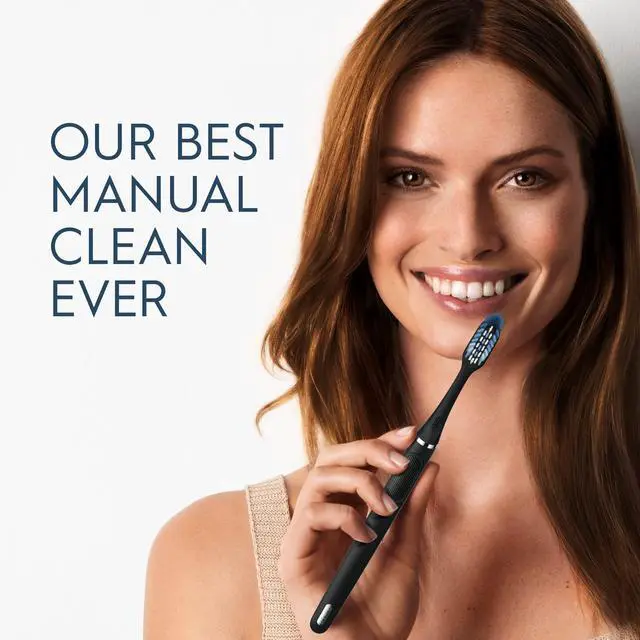 Alt view image 2 of 7 - Clic Toothbrush Replacement Heads, 2 Count toothbrushes, Black Refill Brush Heads