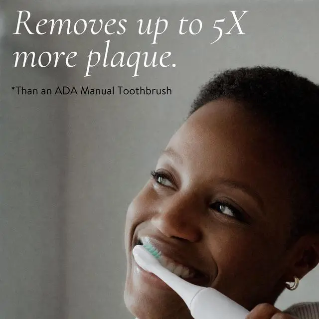 Alt view image 5 of 7 - Electric Toothbrush with Tynex Bristles - Rechargeable Toothbrush with 30-Second Reminder & 2-Minute Smart Timer - IPX7 Waterproof Sonic Tooth Brush Includes 2 Tooth Brush Heads
