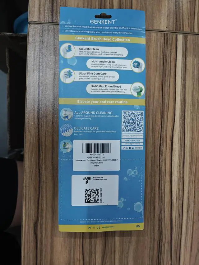 Alt view image 6 of 6 - Replacement Toothbrush Heads Compatible with Oral-B Braun, 20 Pcs Professional Electric Toothbrush Brush Heads for Oral B Replacement Head Refill Pro 500/1000/1500/3000/3757/5000/7000/7500/8000