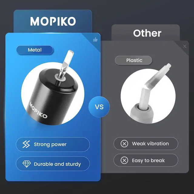 Alt view image 3 of 7 - MOPIKO Sonic Electric Toothbrush for Adults - Rechargeable Black Electric Toothbrush with 8 Brush Heads 5 Modes Sonic Power Toothbrush with Travel Cover