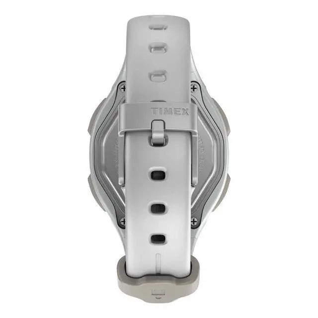 Alt view image 3 of 6 - Timex Women's Ironman Triathlon Transit 33mm Resin Strap Watch Gold-Tone Top-Ring & Black Resin Strap