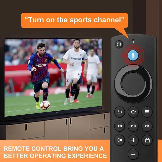 Alt view image 3 of 7 - Replacement Remote Control Compatible with Fire Smart TV Stick 4K(1st/2nd Gen)/TV Stick (2nd Gen/3rd Gen/Lite/4K Max), FireStick Remote for Smart TV 3rd Gen & Cube with Voice Controller