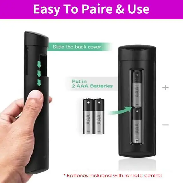 Alt view image 6 of 7 - Replacement Voice Remote (3rd Gen) Fit for All Fire-Series Smart TVs Cube/4K Max/4K/Stick/Stick Lite, Smart TV, Compatible Hisense, TCL, Insignia-Toshiba-Pioneer-Smart TV, Not for Roku/Sumsung