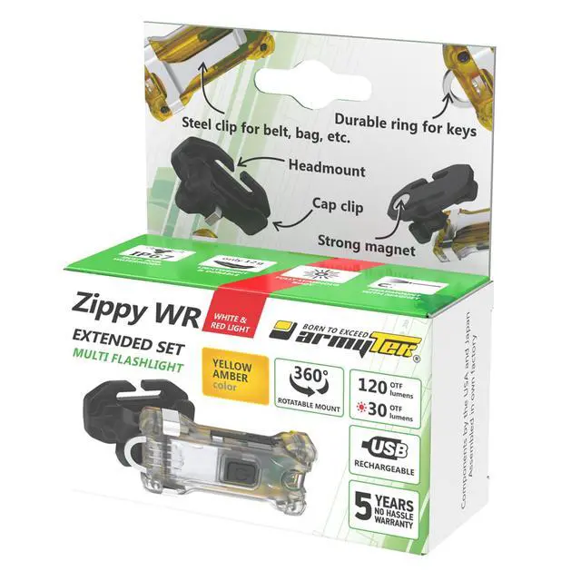 Alt view image 7 of 7 - Zippy WR Extended Set Yellow (White and red light)