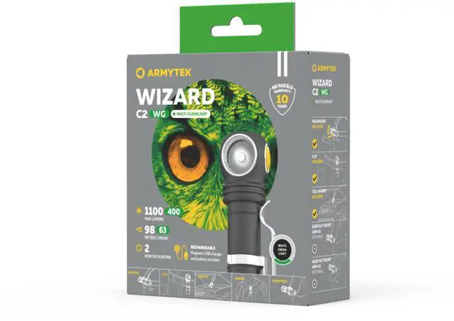 Alt view image 6 of 6 - Wizard C2 WG (White and green light)