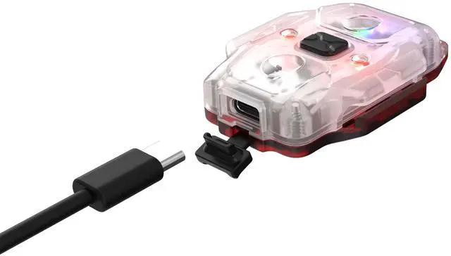 Alt view image 2 of 5 - Armytek Crystal Pro 3D Red (White, RGB) Rechargeable LED Keychain Flashlight Lantern