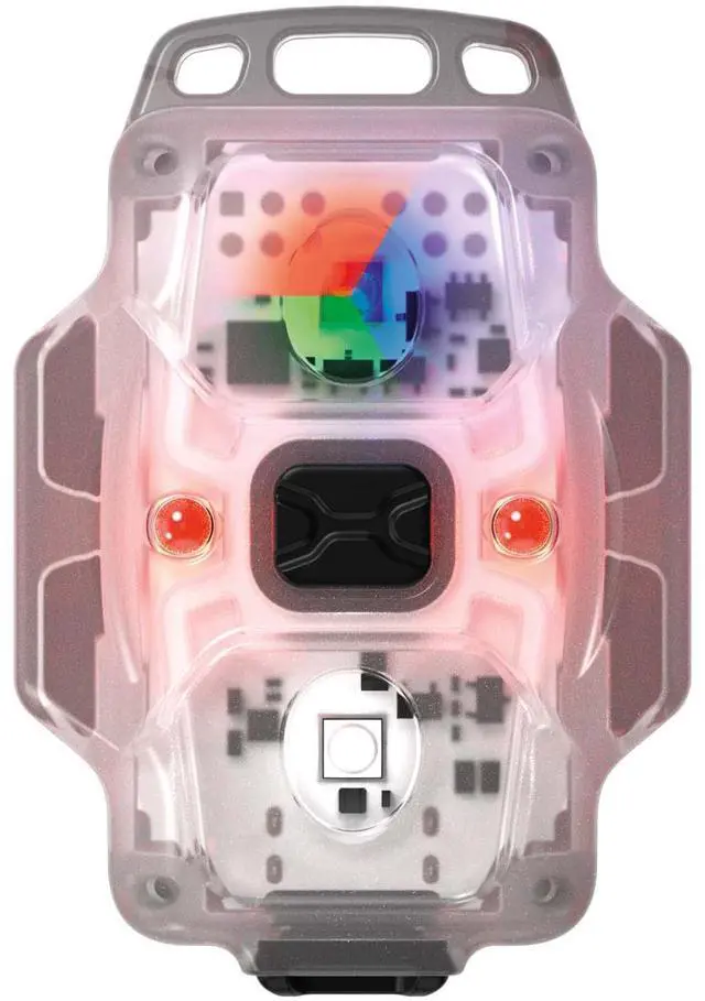 Main image of Armytek Crystal Pro 3D Red (White, RGB) Rechargeable LED Keychain Flashlight Lantern