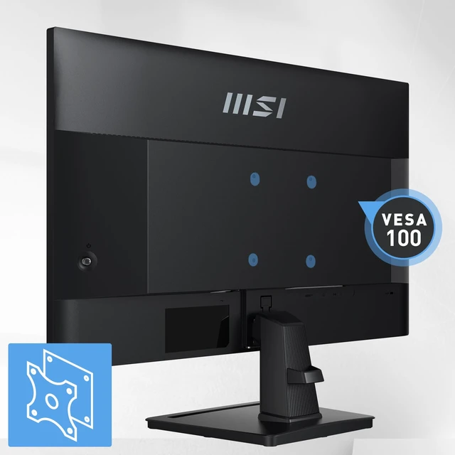 Alt view image 4 of 7 - PRO MP275Q 27 Inch WQHD Office Monitor - 2560 x 1440 IPS Panel, 100 Hz, Eye-Friendly Screen, Built-in Speakers, Tilt-Adjustable - HDMI 2.0b, DP (1.2a)