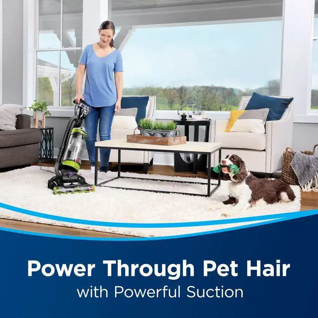 Alt view image 5 of 7 - bissell 2252 cleanview swivel upright bagless vacuum with swivel steering, powerful pet hair pick up, specialized pet tools, large capacity dirt tank, easy empty