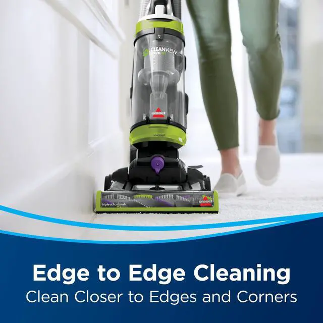 Alt view image 7 of 7 - bissell 2252 cleanview swivel upright bagless vacuum with swivel steering, powerful pet hair pick up, specialized pet tools, large capacity dirt tank, easy empty