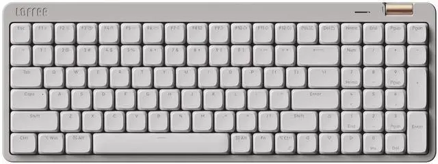 Main image of Flow Lite 100 Keys Low Profile Mechanical Keyboard, Swappable Rechargeable Wireless Keyboard with 2.4G Receiver, Bluetooth and Wired Connection for Windows, Mac/Specter Linear Switches (Marble)
