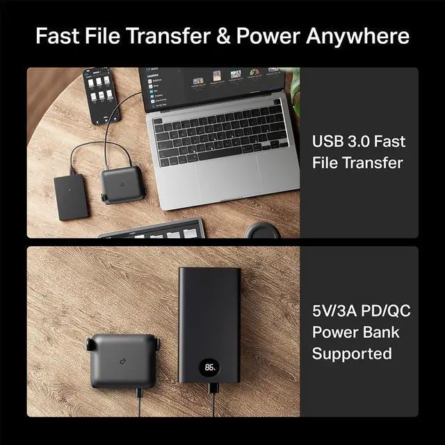 Alt view image 6 of 7 - TP-Link TL-WR3602BE BE3600 Dual-Band Wi-Fi 7 Travel Router