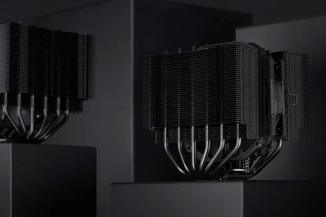 Alt view image 12 of 14 - Noctua NH-D15S chromax.Black, Premium Dual-Tower CPU Cooler with NF-A15 PWM 140mm Fan (Black)