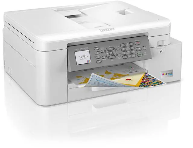 Alt view image 4 of 7 - MFC-J4335DW INKvestment Tank Wireless All-in-One Color Inkjet Printer, Up to 1-Year of Ink in-Box, Duplex Printing, Mobile and Cloud Print, Works with Alexa