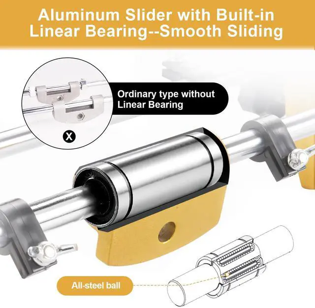 Alt view image 4 of 7 - Meticuloso Door Lock Hole Opener Kit, Updated Lock Mortiser for Wooden Doors, Door Lock Installation Kit Mortising Machine Mortise Jig with 3 Drill Bits