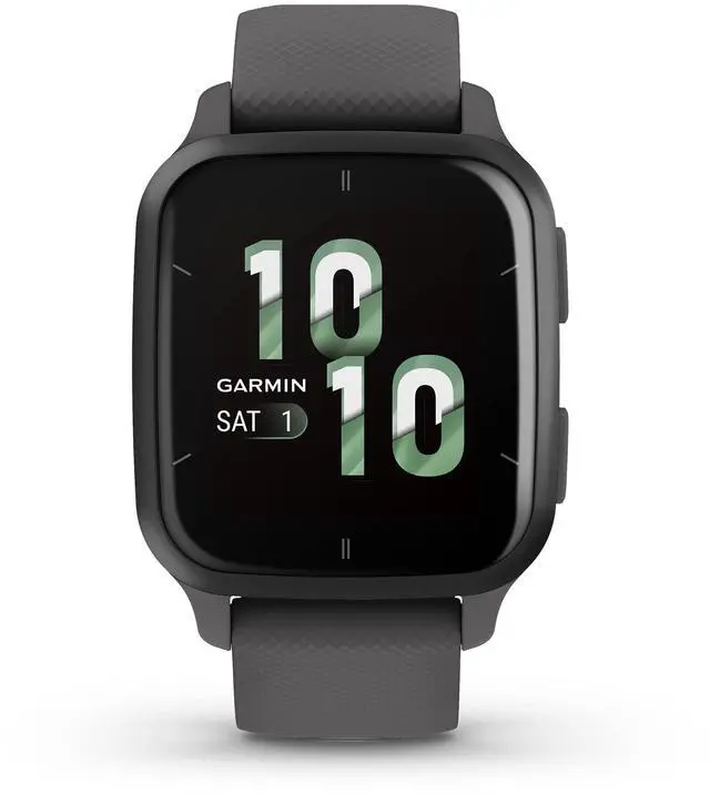 Main image of Venu® Sq 2 GPS Smartwatch, Slate/Shadow Gray | AMOLED display, long battery life, All-Day health monitoring, activity & heart rate tracker