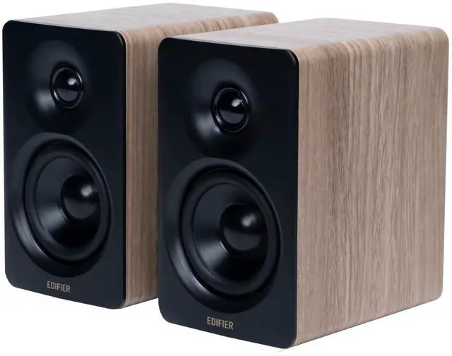 Main image of Edifier M60 Multimedia Speaker Bluetooth 5.3, 66W RMS, Hi-Res Audio & Hi-Res Wireless Audio, LDAC,3" Mid Bass & 1" Tweeter, USB-C & Aux Inputs, Compact Desktop Speaker Classic Oak