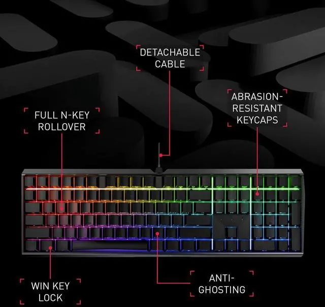Alt view image 17 of 18 - CHERRY MX BOARD 3.0 S Gaming Keyboard - Cable Connectivity - USB Interface - English (US) - MX Keyswitch - Black