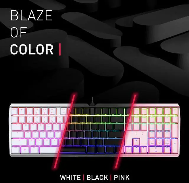 Alt view image 16 of 18 - CHERRY MX BOARD 3.0 S Gaming Keyboard - Cable Connectivity - USB Interface - English (US) - MX Keyswitch - Black