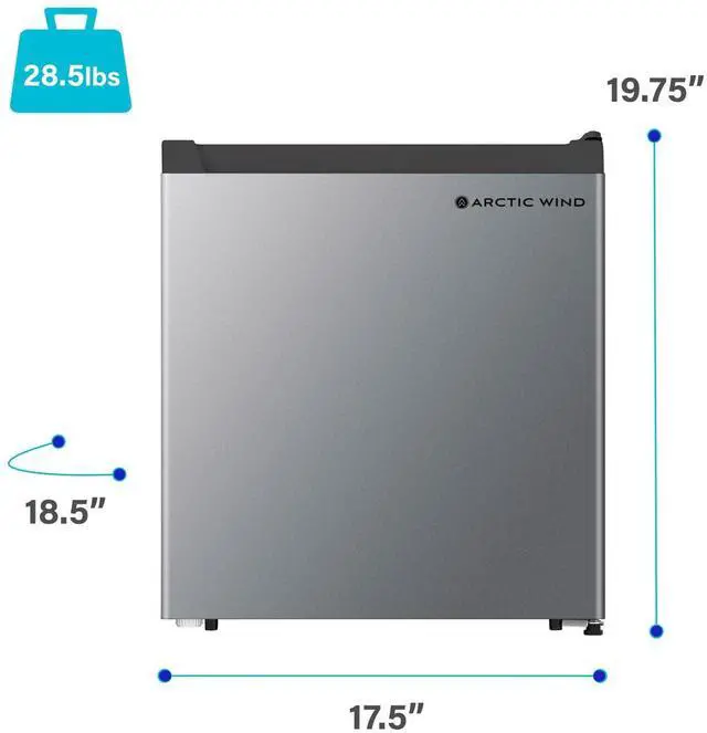 Alt view image 8 of 11 - 1.6 cuft Single Door Compact Refrigerator