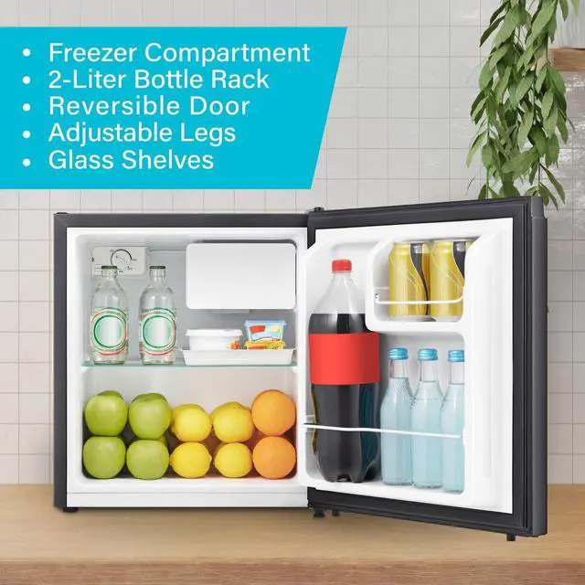 Alt view image 11 of 11 - 1.6 cuft Single Door Compact Refrigerator