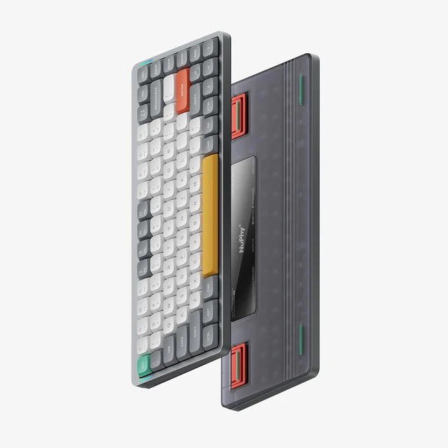 Alt view image 4 of 7 - Air75 V2 Portable 75% Mechanical Keyboard,Wireless Keyboard,Supports Bluetooth/2.4G/USB-C RGB Gaming Keyboards,Compatible with Windows/Mac OS/Linux Systems Grey-Gateron Aloe Switch