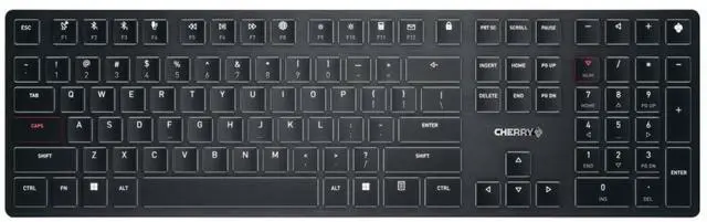 Alt view image 18 of 20 - Cherry KW X ULP Ultra Slim Wireless Mechanical Keyboard. Multi Device Function MX Ultra Low Profile Switches