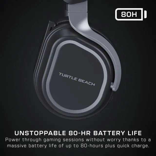 Alt view image 5 of 7 - Turtle Beach Stealth 700 Gen 3 Wireless Multiplatform Amplified Gaming Headset for PC, PS5, PS4, Mobile 24-bit Audio, 60mm Drivers, High-Bandwidth Microphone, Bluetooth, 80-Hr Battery Black
