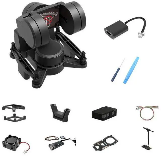 Main image of XF Robot -C-20T 3-Axis Gimbal High-Precision Stabilizer for O4 Pro/O4/O3, Walksnail Avatar/Moonlight, Analog Cameras, RC Cars & Fixed-Wing Planes C-20T Standard Yes