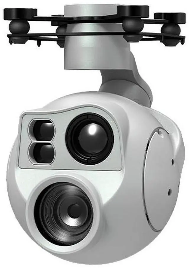 Alt view image 4 of 4 - XF Robot-D-125AI Intelligent Multi-sensor Spherical Pod 120x Zoom, Thermal Camera, AI Tracking & Laser Rangefinder