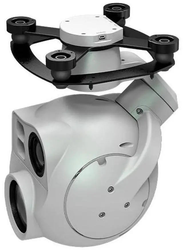 Alt view image 2 of 4 - XF Robot-D-125AI Intelligent Multi-sensor Spherical Pod 120x Zoom, Thermal Camera, AI Tracking & Laser Rangefinder