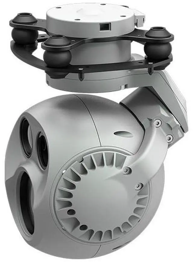 Alt view image 2 of 4 - XF Robot-D-90AI Intelligent Multi-Sensor Spherical Pod  3-Axis Stabilization, AI Tracking & Laser Range Finder