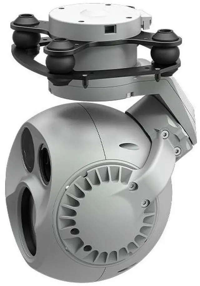 Alt view image 3 of 3 - XF Robot-D-90DE Intelligent Multi-Sensor Spherical Pod AI Tracking, 30x Zoom, Laser Rangefinder & Wide-Angle Camera