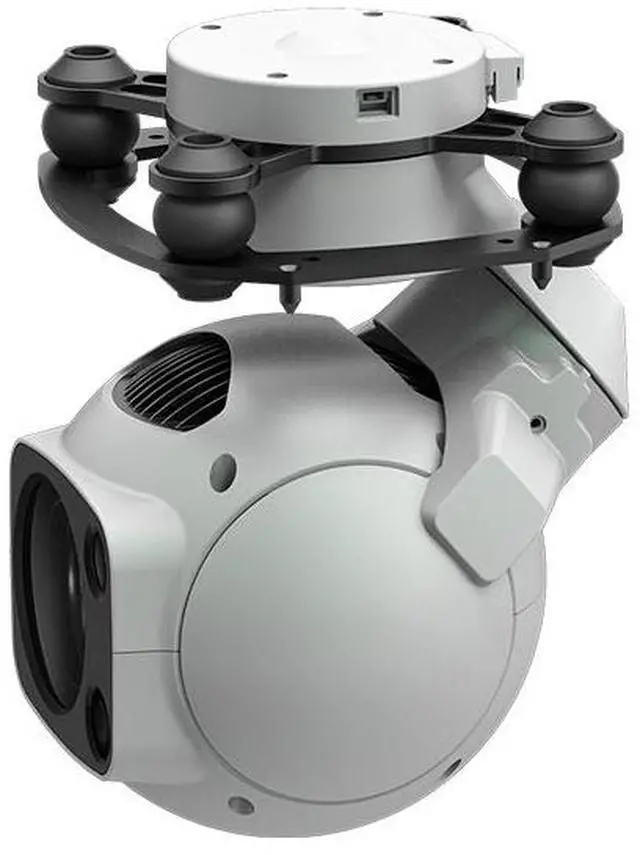 Alt view image 2 of 4 - XF Robot-D-80AI Dual-View Spherical Pod High Precision 3-Axis Stabilized, AI Tracking & Laser Night Vision