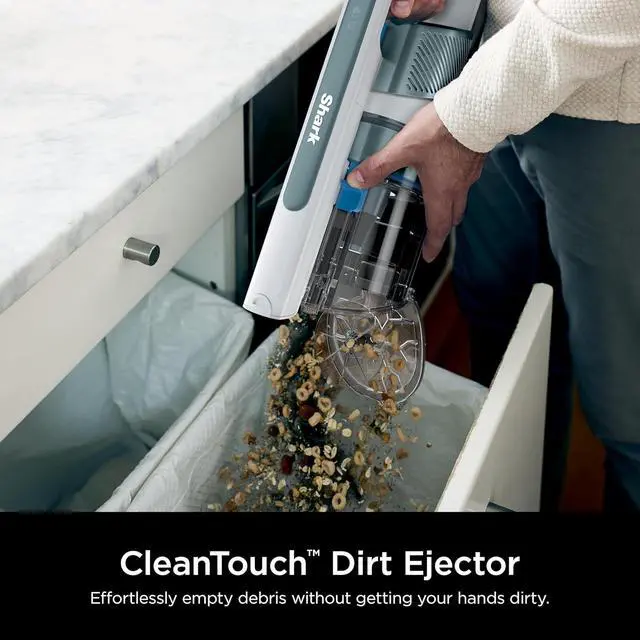 Alt view image 7 of 7 - Shark PowerPro Plus Cordless Stick Vacuum, Lightweight, Rechargeable, FloorDetect Technology, HEPA Filter, Up to 50-Minute Runtime, Powerful Pet Hair Pickup, Carpets & Hard Floors, Pure Water, IZ377H