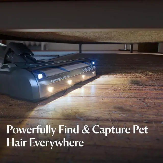 Alt view image 2 of 7 - Bissell PowerClean FurFinder 200W Self-Standing Cordless Vacuum w/Tangle Free Brush Roll, Strong Suction, Removeable Battery, Wall Mount, Upholstery Tool & Bright Headlights