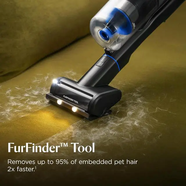 Alt view image 3 of 7 - Bissell PowerClean FurFinder 200W Self-Standing Cordless Vacuum w/Tangle Free Brush Roll, Strong Suction, Removeable Battery, Wall Mount, Upholstery Tool & Bright Headlights