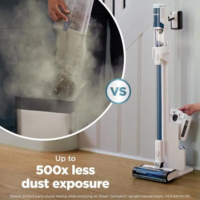 Alt view image 6 of 7 - Shark Clean & Empty Cordless Stick Vacuum  Lightweight Cordless Vacuum with Auto-Empty System, HEPA Filter, Portable, Rechargeable, Exclusive Motorized Hand Tool for Pet Hair, BU3523