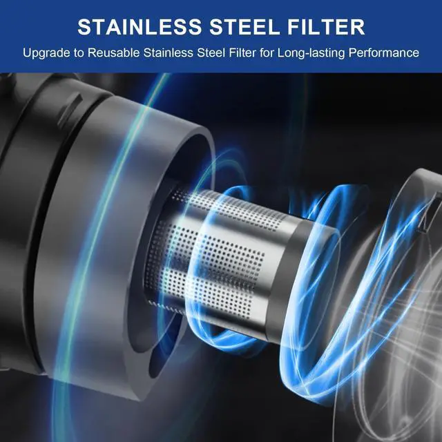 Alt view image 4 of 7 - Corded Vacuum Cleaner, Super Power Suction Stick Vacuum Cleaners for Home, 6-in-1 Lightweight Hard Floor Vacuum Removable Handheld Vac, Portable Vacuum for Pet Hair