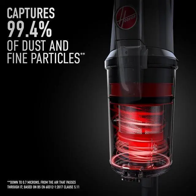 Alt view image 4 of 6 - Hoover ONEPWR WindTunnel Emerge Cordless Stick Vacuum Cleaner, Lightweight Stick Vac, Powerful and Quiet Cleaning, Self Standing, No Wall Mount Required, Cordless Vacuum Cleaners for Home Use