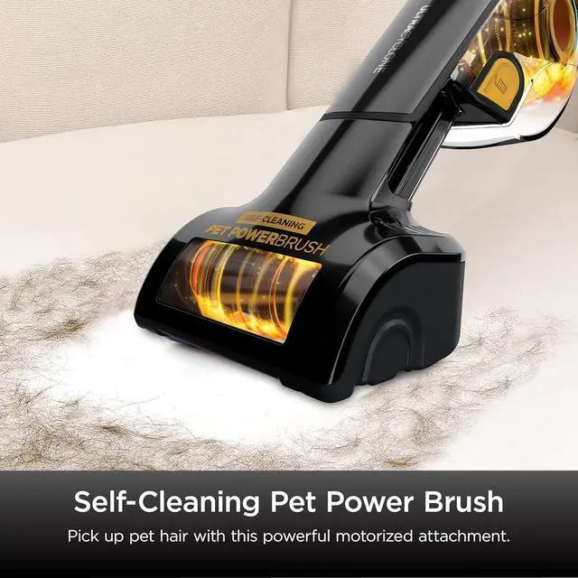 Alt view image 5 of 7 - Shark UltraCyclone Pet Pro Plus Cordless Hand Vacuum, Powerful Suction, Handheld Vacuum for Car & Home, Pet Power Brush, Crevice Tool, Scrubbing Brush, XL Dust Cup, Black, CH951