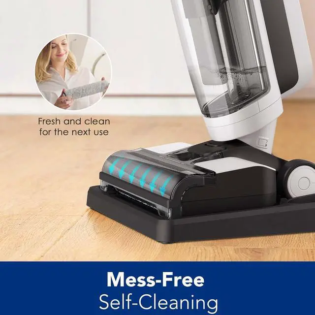 Alt view image 4 of 7 - Tineco iFLOOR 3 Breeze Complete Wet Dry Vacuum Cordless Floor Cleaner and Mop One-Step Cleaning for Hard Floors