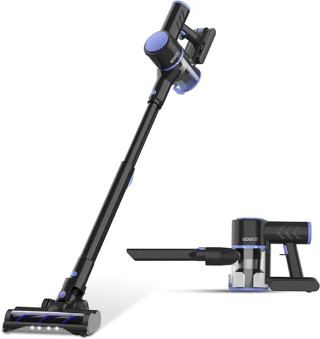 Main image of Cordless Vacuum Cleaner, 4-in-1 Vacuum Cleaners for Home, Handheld Vacuum Cleaner with 40 mins Runtime, Stick Vacuum for Apartment, Carpet, Black 1 Battery