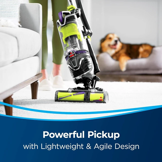 Alt view image 3 of 7 - BISSELL 24613 Pet Hair Eraser Turbo Plus Lightweight Vacuum, Tangle-Free Brush Roll, Powerful Pet Hair Pick-up, SmartSeal Allergen System, Specialized Pet Tools, Easy Empty Dirt Tank